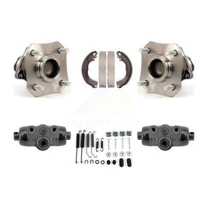 Wheel Cylinders And Drum Shoes Hub Bearing Assembly Rear Kit For Nissan Versa