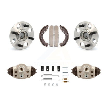 Wheel Cylinders And Drum Shoes Hub Bearing Rear Kit For 2010-2014 Honda Insight