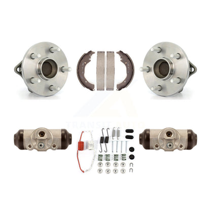 Wheel Cylinders And Drum Shoes Hub Bearing Rear Kit For 2009-2013 Toyota Corolla