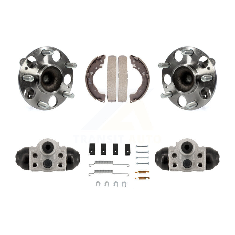 Wheel Cylinders And Drum Shoes Hub Bearing Assembly Rear Kit For Honda Civic