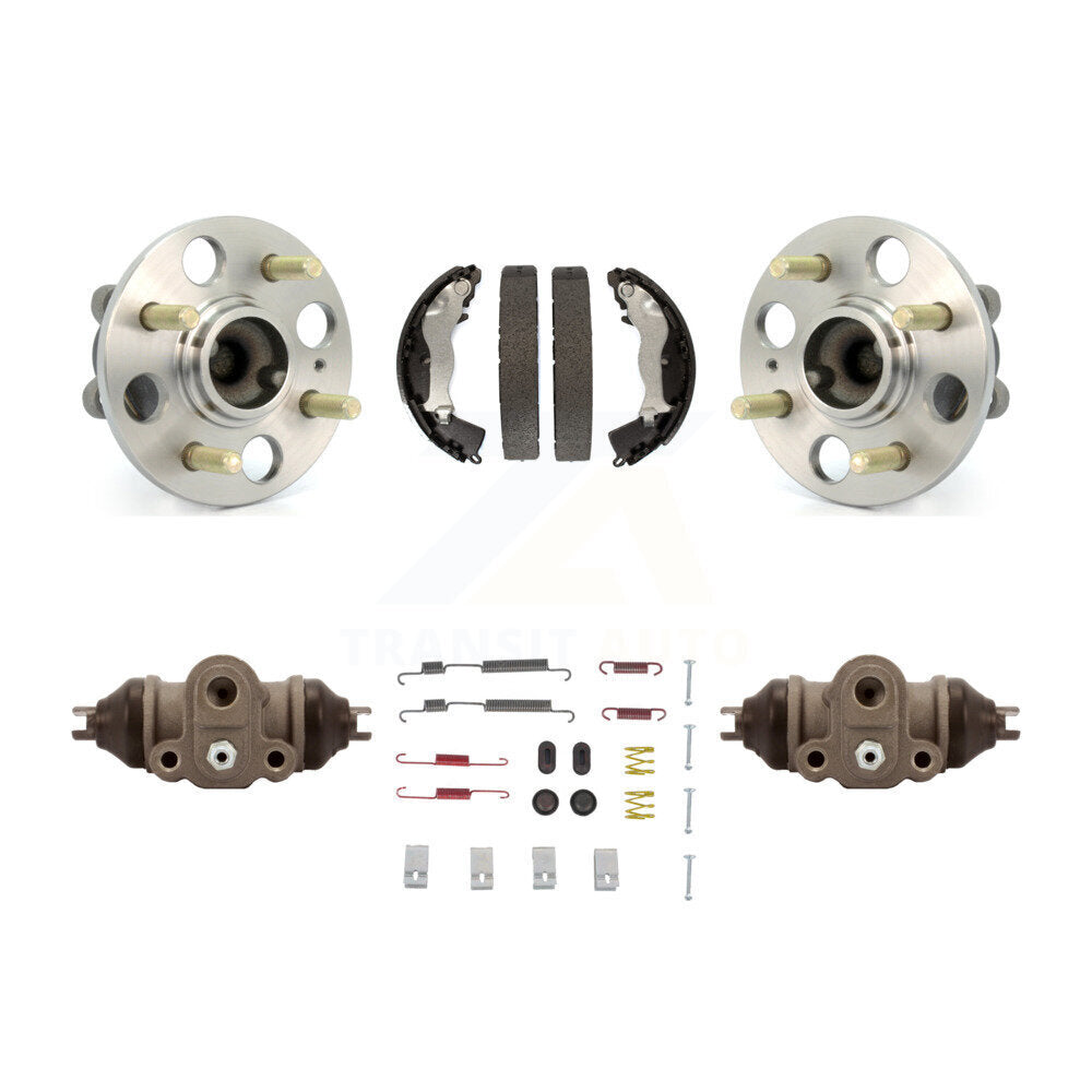 Wheel Cylinders Drum Shoes Hub Bearing Rear Kit For Hyundai Accent Kia Rio Rio5
