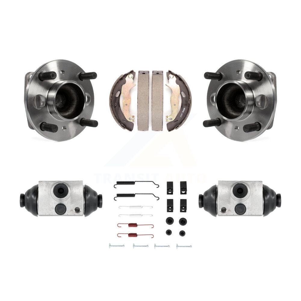 Wheel Cylinders And Drum Shoes Hub Bearing Assembly Rear Kit For Ford Fiesta