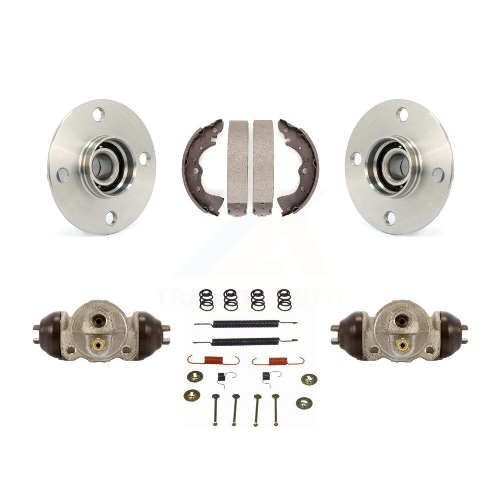 Wheel Cylinders Drum Shoes Hub Bearing Rear Kit For 2003-2006 Nissan Sentra 1.8L