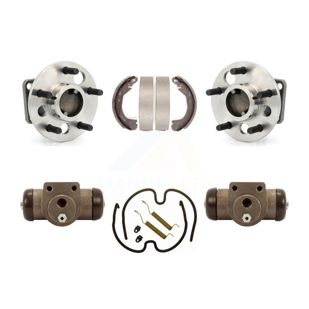 Wheel Cylinders Drum Shoes Hub Bearing Rear Kit For Buick LeSabre Oldsmobile 88
