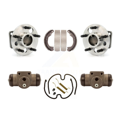 Wheel Cylinders Drum Shoes Hub Bearing Rear Kit For Buick LeSabre Oldsmobile 88