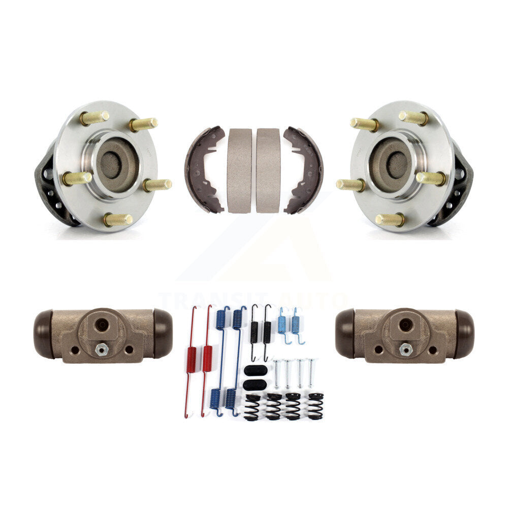 Wheel Cylinders Drum Shoes Hub Bearing Rear Kit For Dodge Caravan Grand Chrysler