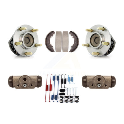 Wheel Cylinders Drum Shoes Hub Bearing Rear Kit For Dodge Caravan Grand Chrysler