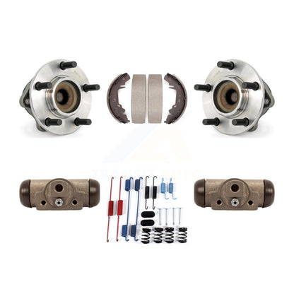 Wheel Cylinders Drum Shoes Hub Bearing Rear Kit For Dodge Caravan Grand Chrysler