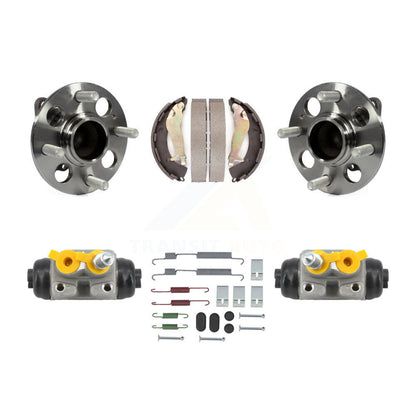 Wheel Cylinders And Drum Shoes Hub Bearing Rear Kit For 2012-2017 Hyundai Accent