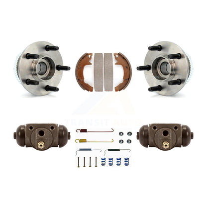 Wheel Cylinders & Drum Shoes Hub Bearing Rear Kit For Ford Taurus Mercury Sable