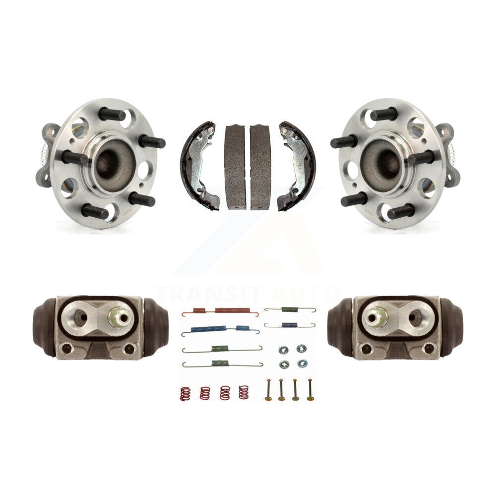 Wheel Cylinders Drum Shoes Hub Bearing Rear Kit For Hyundai Elantra 4-Wheel ABS