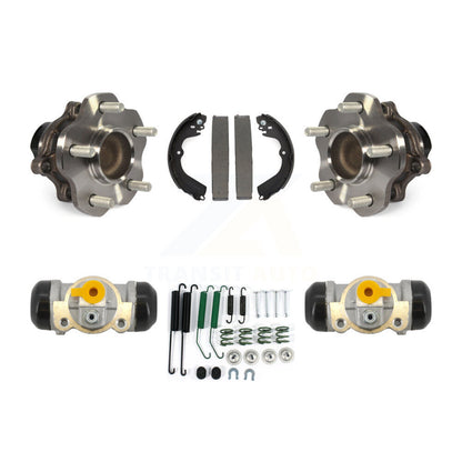 Wheel Cylinders Drum Shoes Hub Bearing Rear Kit For Nissan NV200 Chevrolet City