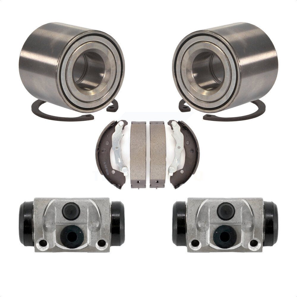 Wheel Cylinders And Drum Shoes Bearing Rear Kit For Nissan Micra Versa Note