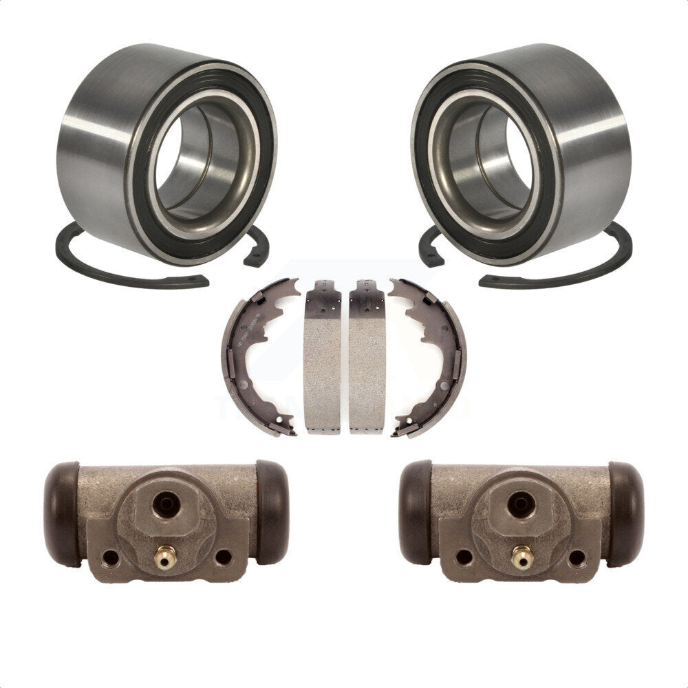 Wheel Cylinders And Drum Shoes Bearing Rear Kit For 2001-2002 Ford Ranger EV