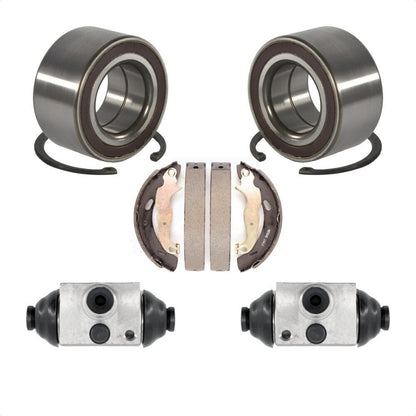 Wheel Cylinders And Drum Shoes Bearing Rear Kit For 2014-2018 Ford Fiesta ST