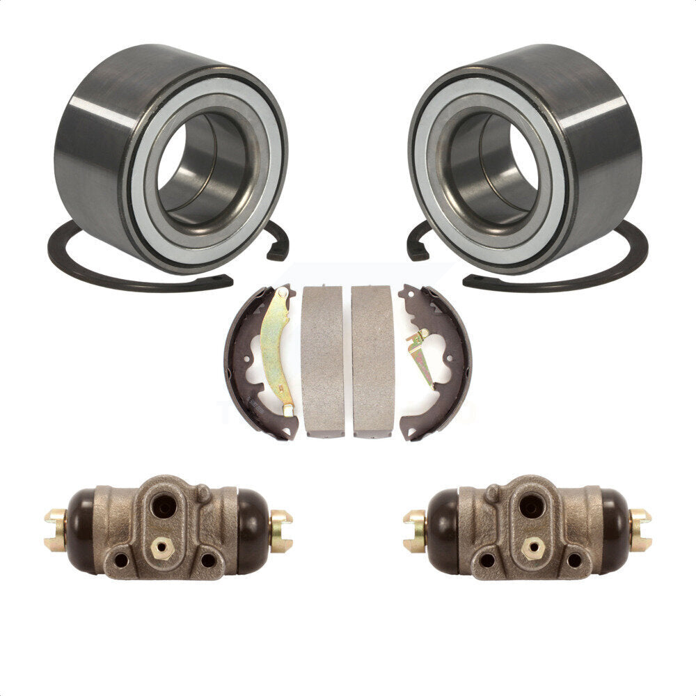 Wheel Cylinders Drum Shoes Bearing Rear Kit For 2007 Ford Escape Mercury Mariner