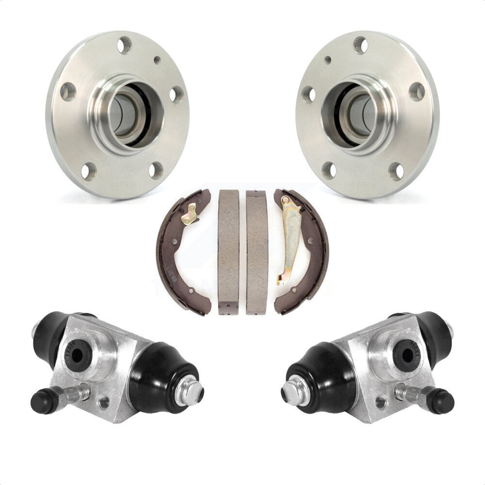 Wheel Cylinders And Drum Shoes Hub Bearing Rear Kit For Volkswagen Jetta Beetle