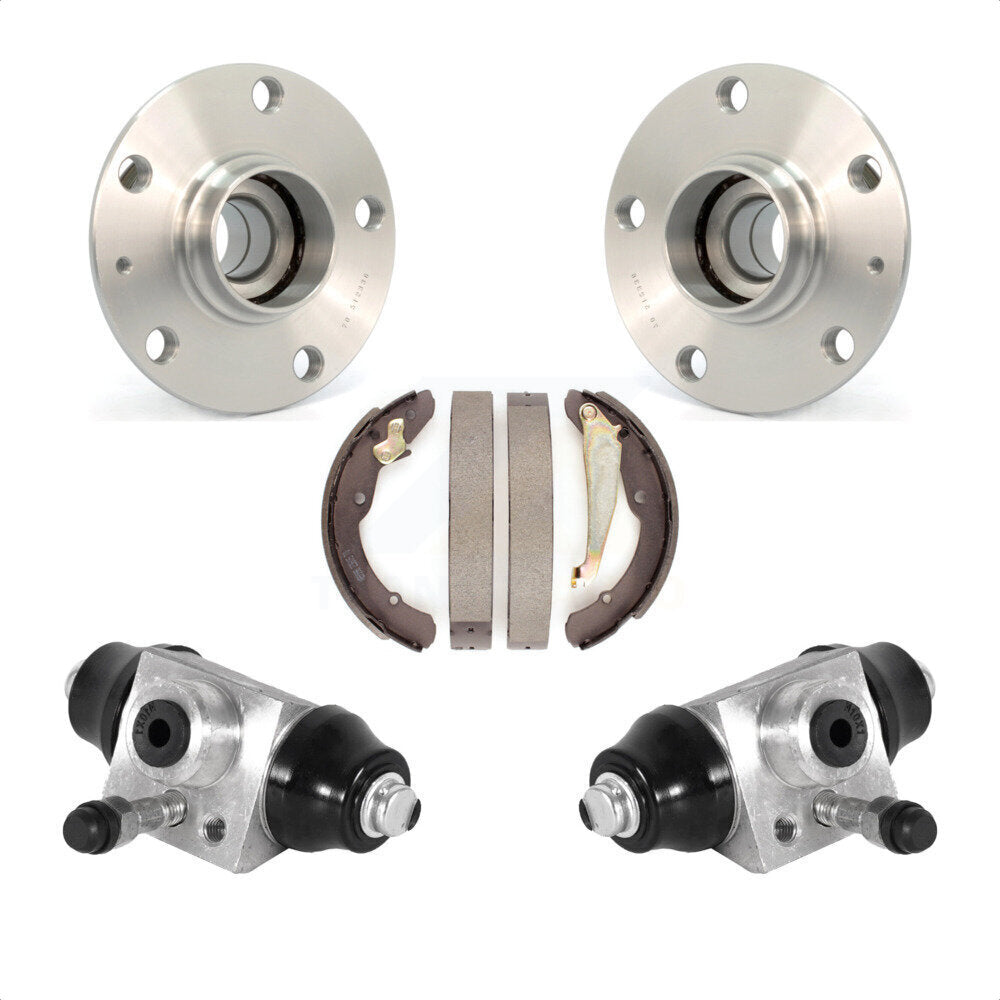 Wheel Cylinders And Drum Shoes Hub Bearing Rear Kit For Volkswagen Jetta Beetle