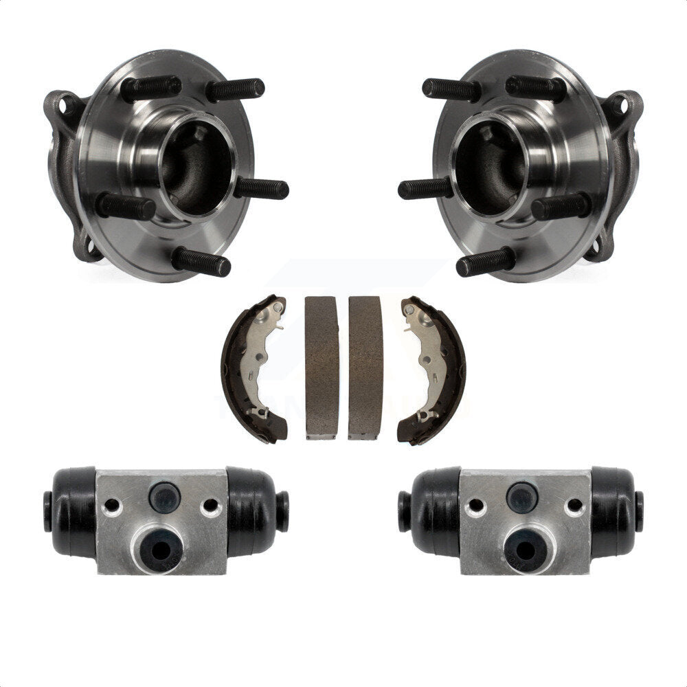 Wheel Cylinders And Drum Shoes Hub Bearing Assembly Rear Kit For Ford Focus