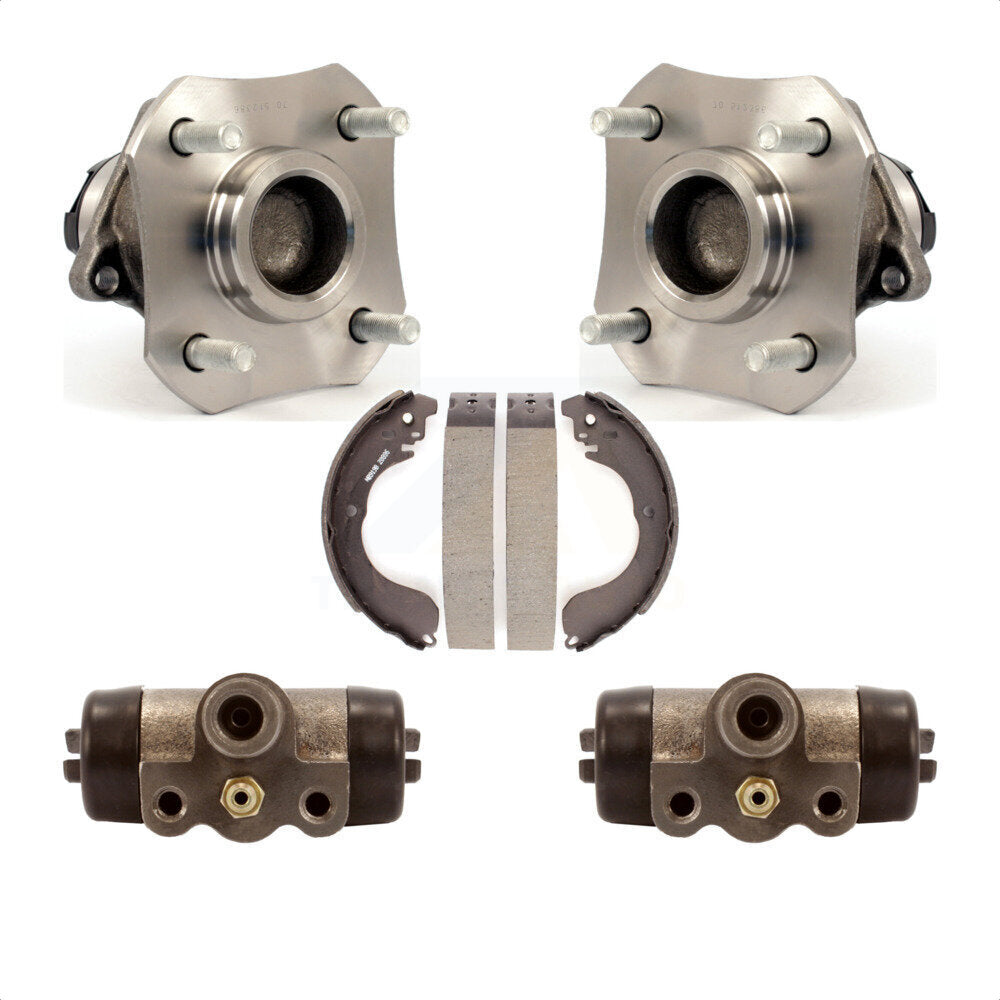 Wheel Cylinders And Drum Shoes Hub Bearing Assembly Rear Kit For Nissan Versa