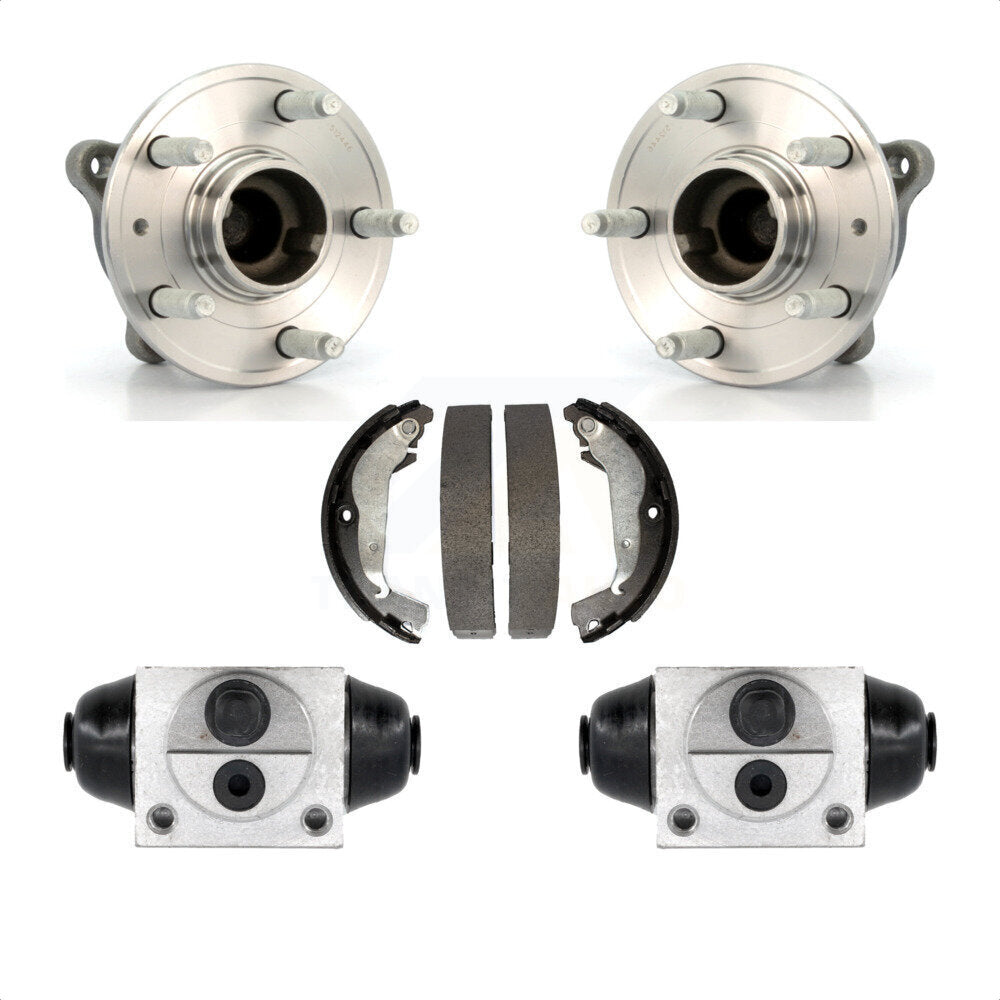 Wheel Cylinders & Drum Shoes Hub Bearing Rear Kit For 2011-2012 Chevrolet Cruze