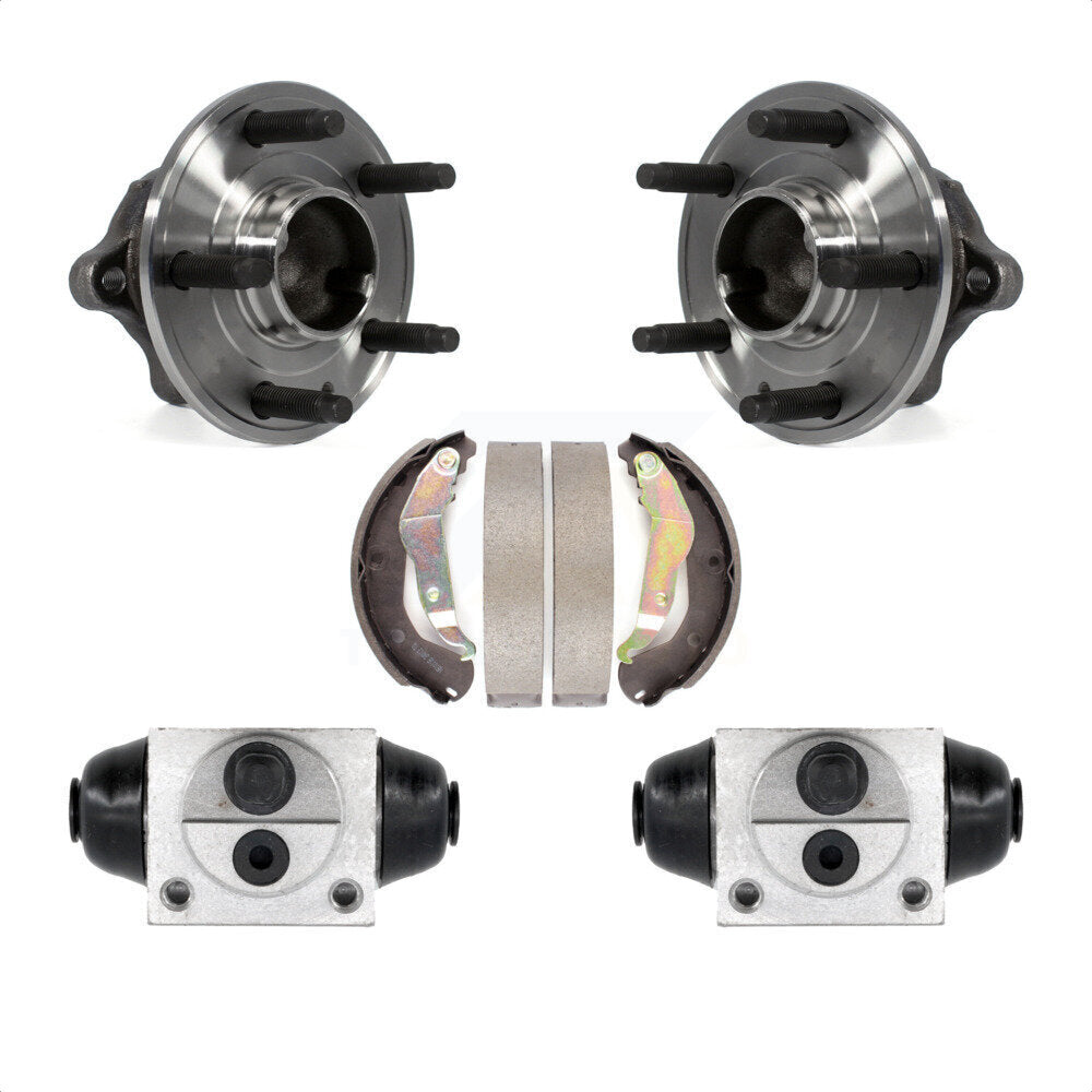 Wheel Cylinders & Drum Shoes Hub Bearing Rear Kit For 2012-2015 Chevrolet Sonic