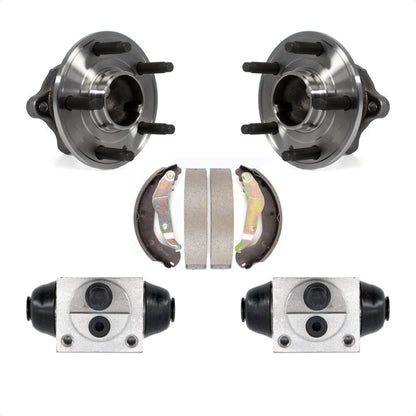 Wheel Cylinders & Drum Shoes Hub Bearing Rear Kit For 2012-2015 Chevrolet Sonic