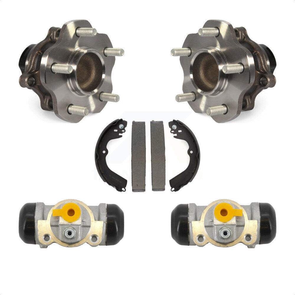 Wheel Cylinders Drum Shoes Hub Bearing Rear Kit For Nissan NV200 Chevrolet City