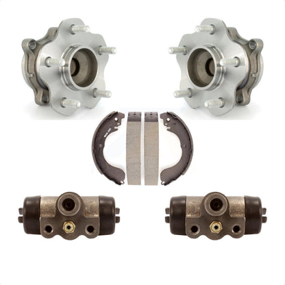 Wheel Cylinders Drum Shoes Hub Bearing Rear Kit For 2007-2012 Nissan Sentra 2.5L