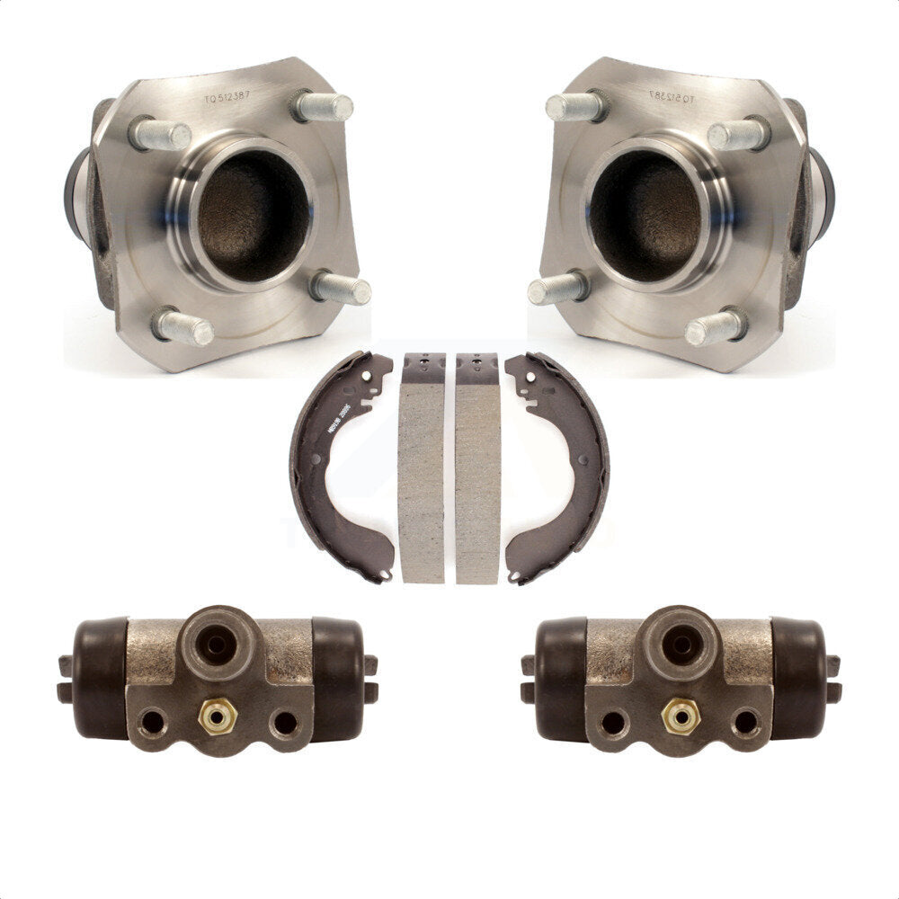 Wheel Cylinders And Drum Shoes Hub Bearing Assembly Rear Kit For Nissan Versa