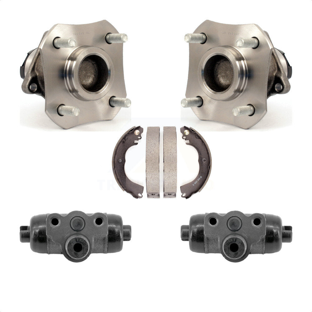 Wheel Cylinders And Drum Shoes Hub Bearing Assembly Rear Kit For Nissan Versa
