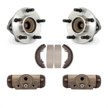 Wheel Cylinders Drum Shoes Hub Bearing Rear Kit For Dodge Caravan Grand Chrysler