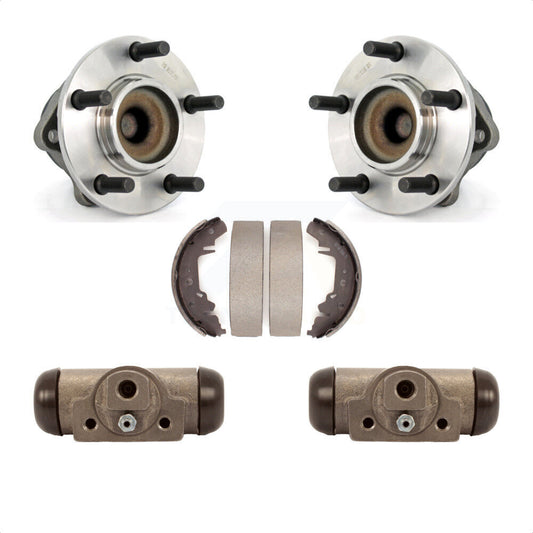 Wheel Cylinders Drum Shoes Hub Bearing Rear Kit For Dodge Caravan Grand Chrysler