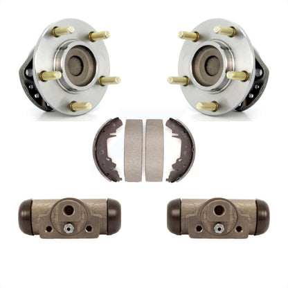 Wheel Cylinders Drum Shoes Hub Bearing Rear Kit For Dodge Caravan Grand Chrysler