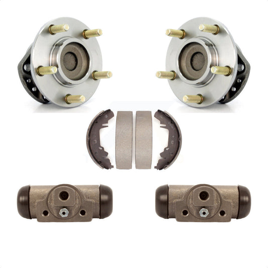 Wheel Cylinders Drum Shoes Hub Bearing Rear Kit For Dodge Caravan Grand Chrysler