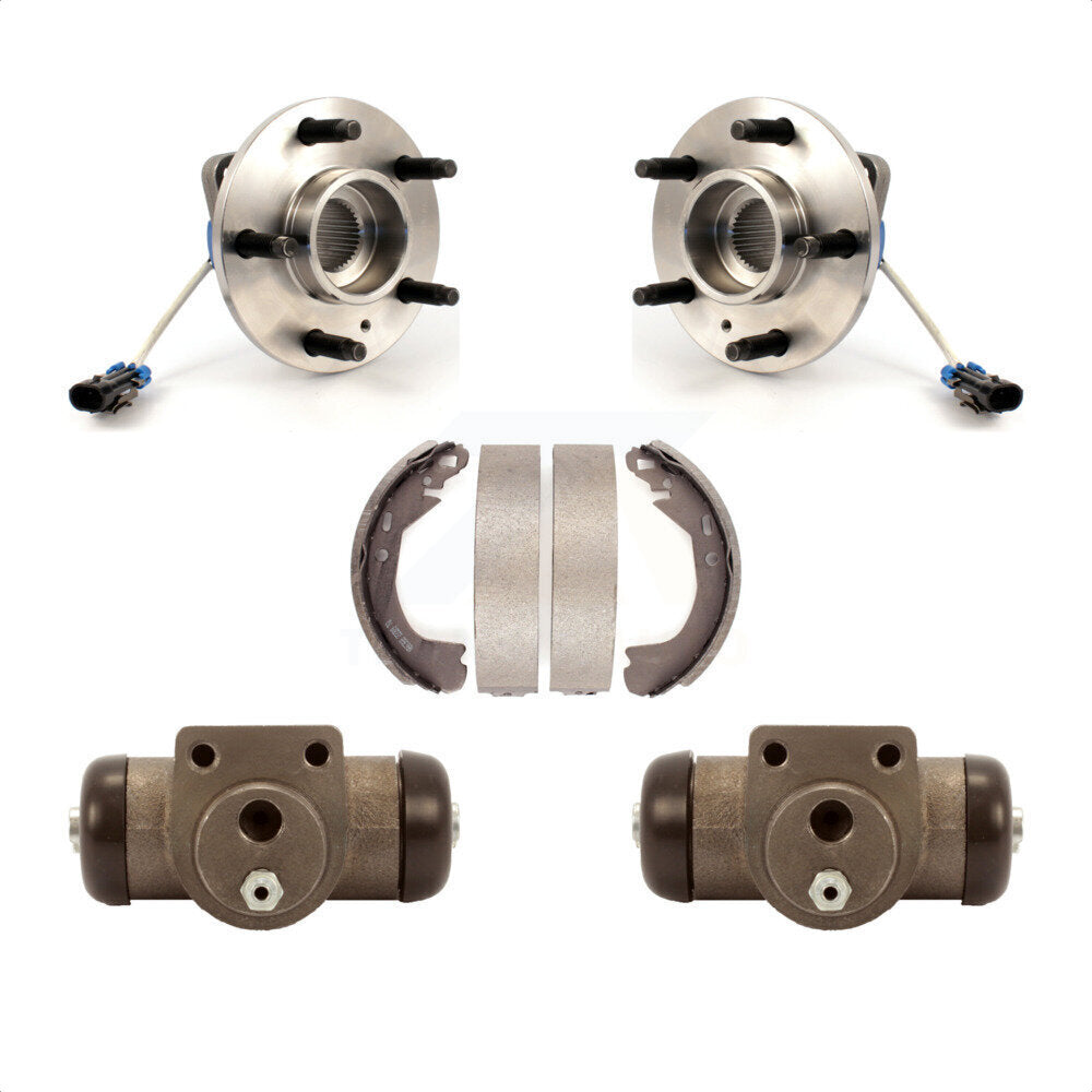 Wheel Cylinders & Drum Shoes Hub Bearing Rear Kit For Pontiac Montana Chevrolet