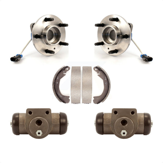 Wheel Cylinders & Drum Shoes Hub Bearing Rear Kit For Pontiac Montana Chevrolet