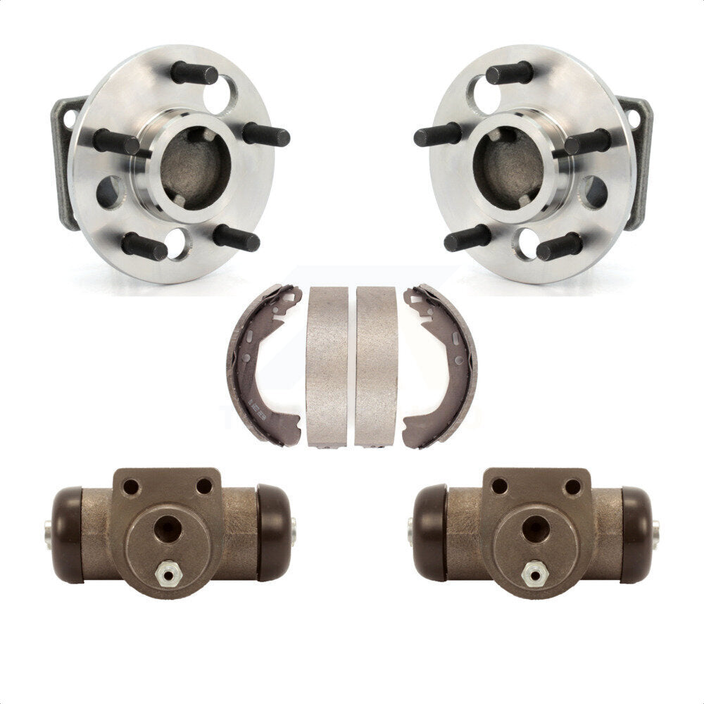 Wheel Cylinders Drum Shoes Hub Bearing Rear Kit For Buick LeSabre Oldsmobile 88