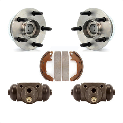 Wheel Cylinders & Drum Shoes Hub Bearing Rear Kit For Ford Taurus Mercury Sable
