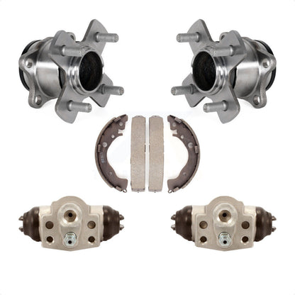 Wheel Cylinders And Drum Shoes Hub Bearing Rear Kit For 2015-2019 Honda Fit