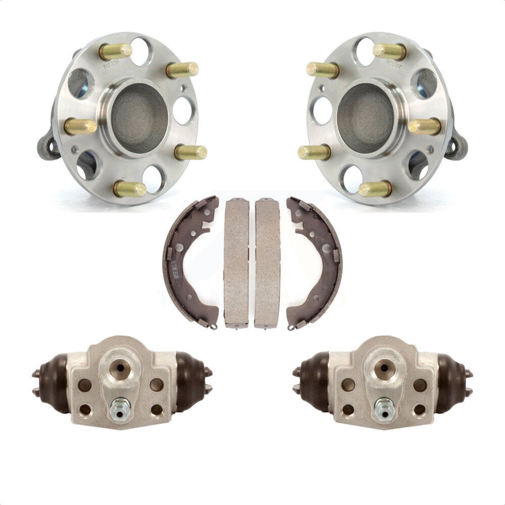 Wheel Cylinders And Drum Shoes Hub Bearing Assembly Rear Kit For Honda Civic