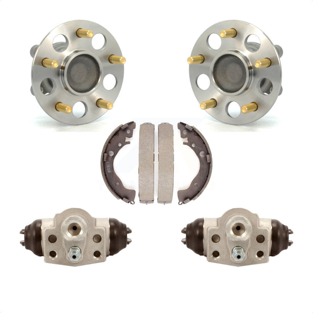 Wheel Cylinders Drum Shoes Hub Bearing Rear Kit For Honda Civic Hybrid-L Hybrid