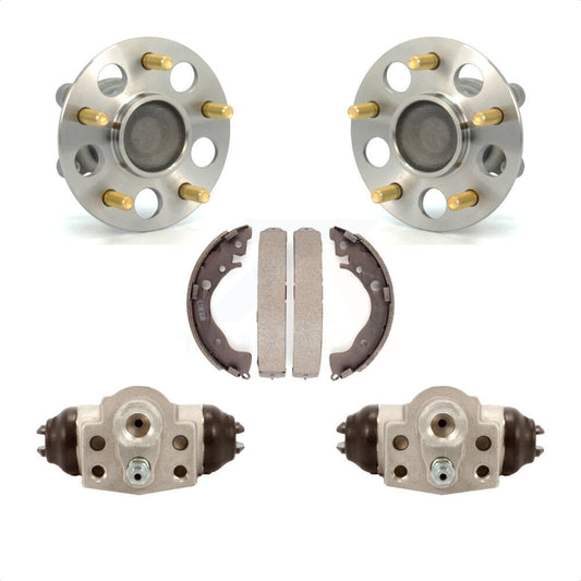 Wheel Cylinders Drum Shoes Hub Bearing Rear Kit For Honda Civic Hybrid-L Hybrid
