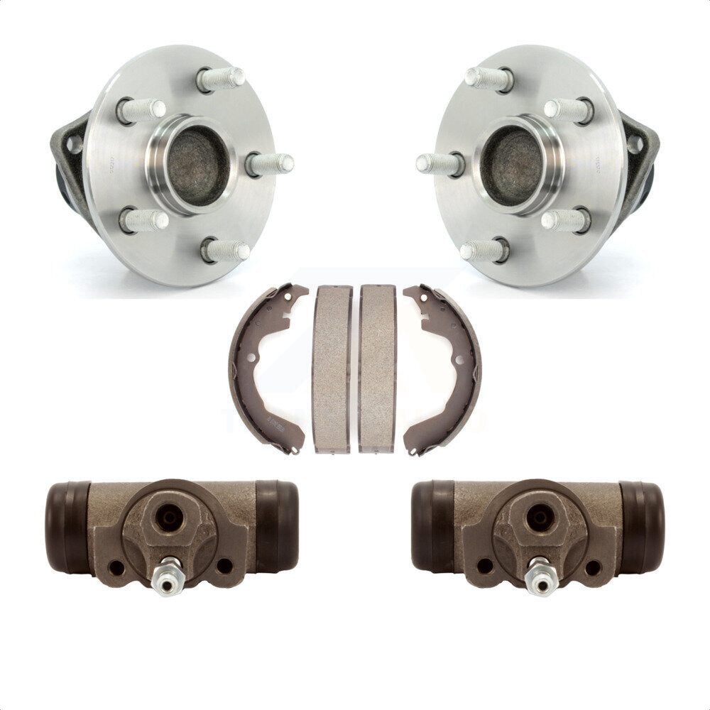 Wheel Cylinders & Drum Shoes Hub Bearing Rear Kit For Pontiac Vibe Toyota Matrix