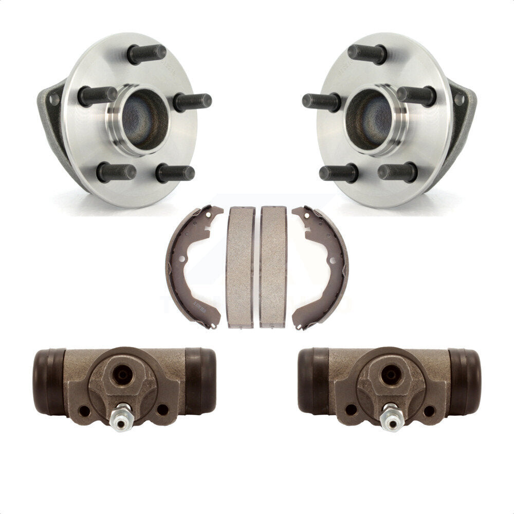Wheel Cylinders & Drum Shoes Hub Bearing Rear Kit For Pontiac Vibe Toyota Matrix
