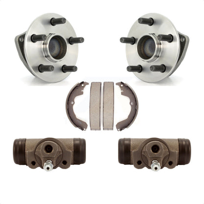 Wheel Cylinders & Drum Shoes Hub Bearing Rear Kit For Pontiac Vibe Toyota Matrix