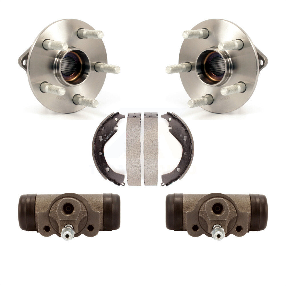 Wheel Cylinders And Drum Shoes Hub Bearing Rear Kit For 2006 Pontiac Vibe AWD