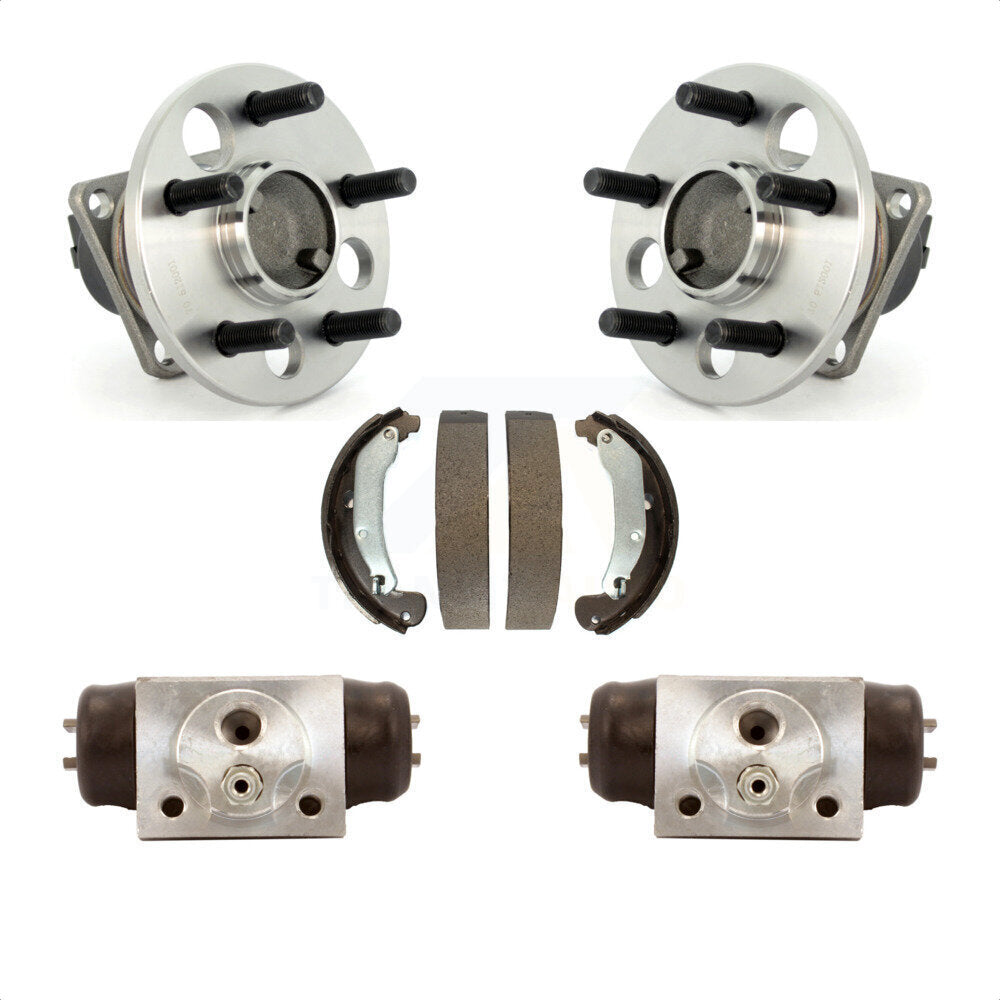 Wheel Cylinders & Drum Shoes Hub Bearing Rear Kit For Pontiac Sunfire Chevrolet
