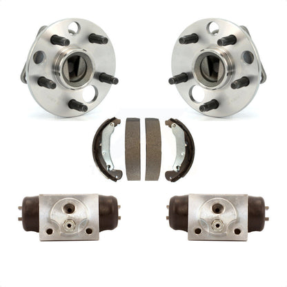 Wheel Cylinders & Drum Shoes Hub Bearing Rear Kit For Pontiac Sunfire Chevrolet