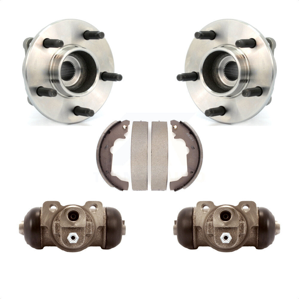 Wheel Cylinders & Drum Shoes Hub Bearing Rear Kit For Saturn Vue Pontiac Torrent